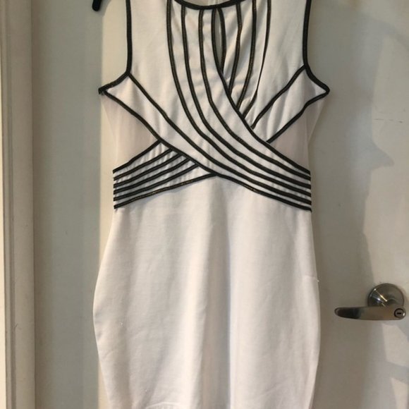 White Cocktail Dress - Picture 1 of 2